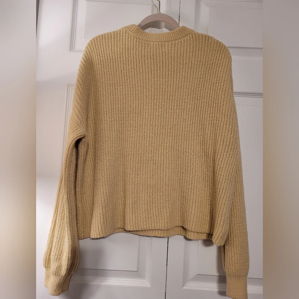 BP Nordstrom Tan Boulder Plaited Sweater Sz XL NWT Soft & Cozy